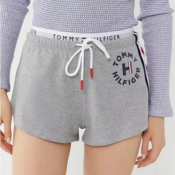 Women’s Tommy Hilfiger Grey Adjustable Athletic Shorts Size: XS - Picture 1 of 7